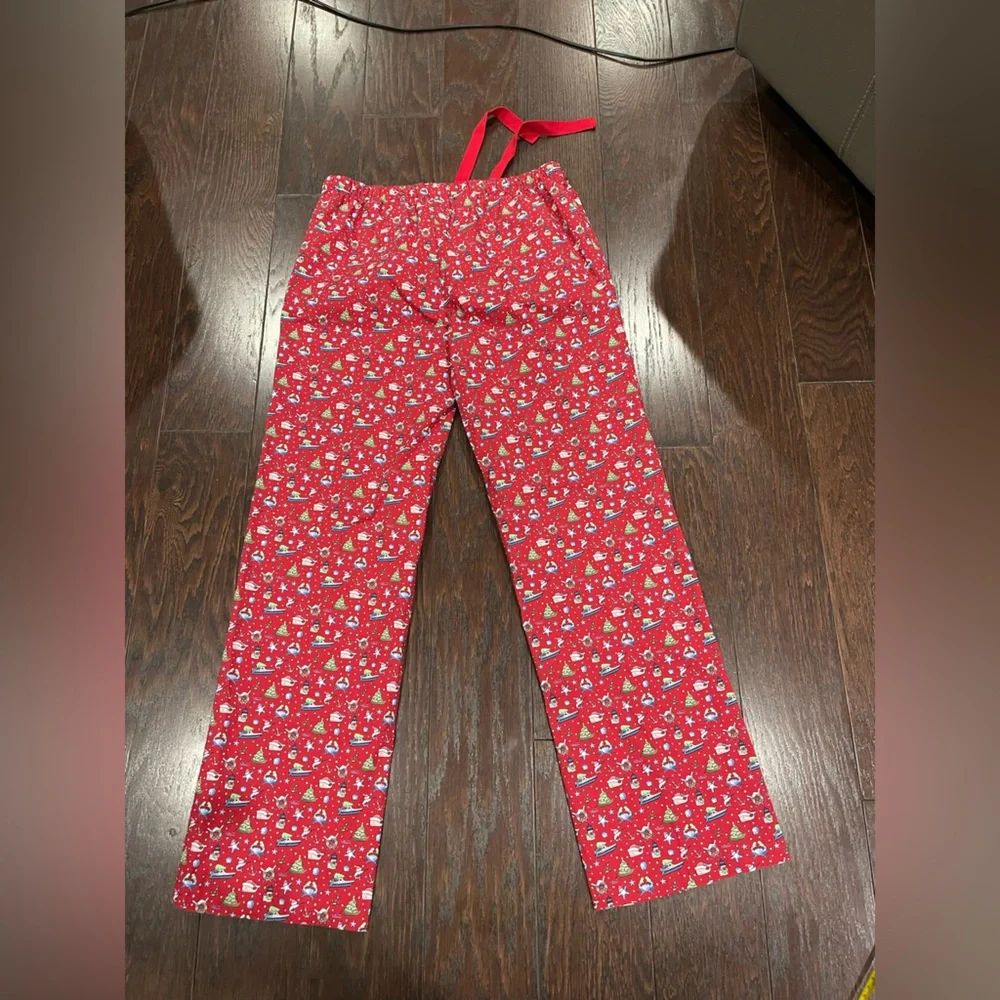 Vineyard Vines Women's Santa Whale Flannel Lounge Pants Size X-Small